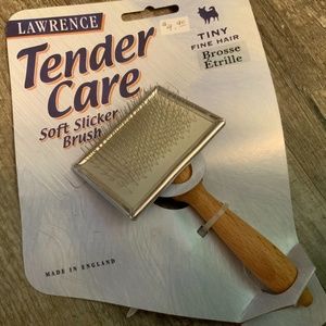 Lawrence Tender Care Dog/Cat Grooming Brush For Fine Hair (Tiny)